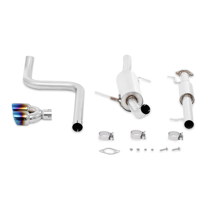 Mishimoto Cat-Back Exhaust Resonated Burnt Tip - Ford Fiesta ST 2014+ MMEXH-FIST-14RBT Photo - Primary