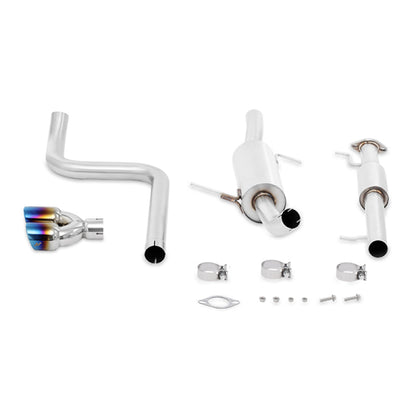 Mishimoto Cat-Back Exhaust Resonated Burnt Tip - Ford Fiesta ST 2014+ MMEXH-FIST-14RBT Photo - Primary