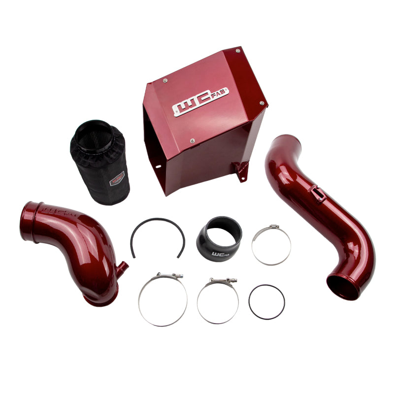Wehrli 07.5-10 Chevrolet Duramax LMM 4in Intake Kit Stage 2 - WCFab Red WCF100303-RED WCF100303-RED Photo - Primary