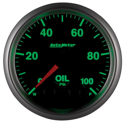 Autometer Gauge, Oil Press, 2 1/16", 100Psi, Stepper Motor w/Peak & Warn, Elite 5652 User 3
