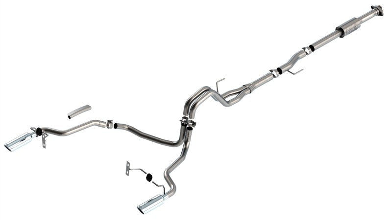 Borla F-150 2021 2.7L/3.5L 2/4wd 4dr CC SB EC STB Lari/King R/Plinum/LTD 3/2.25 Cat-Back AK CHR Tips 140864 140864 User 1