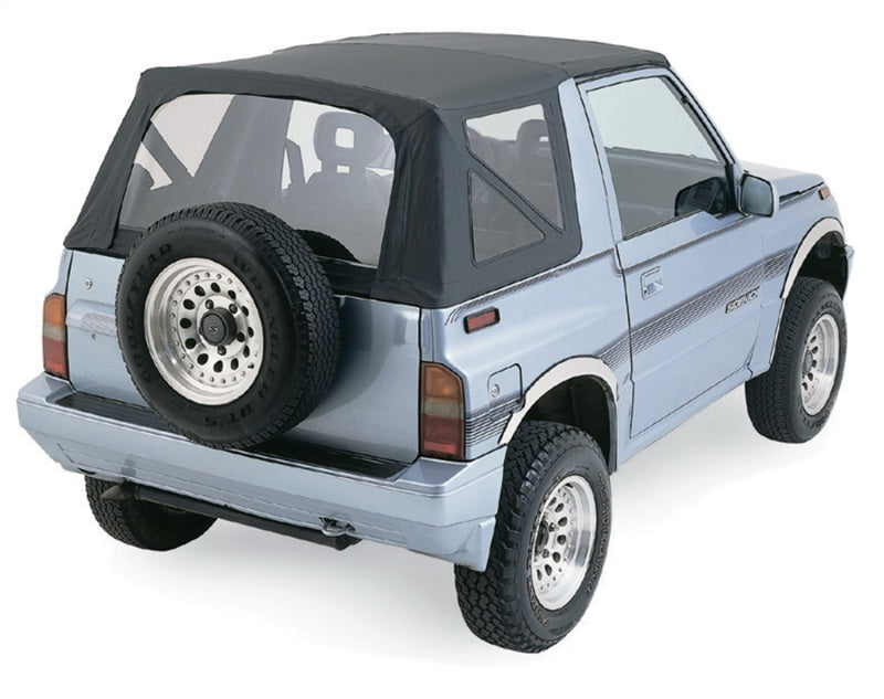 Rampage 1986-1994 Suzuki Samurai Soft Top | OEM Replacement – Black Denim 98615 Photo - Mounted