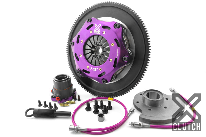 XCLUTCH 93-95 Mazda RX-7 Touring 1.3L 7.25in Twin Solid Ceramic Clutch Kit XKMZ18680-2E XKMZ18680-2E Photo - Primary