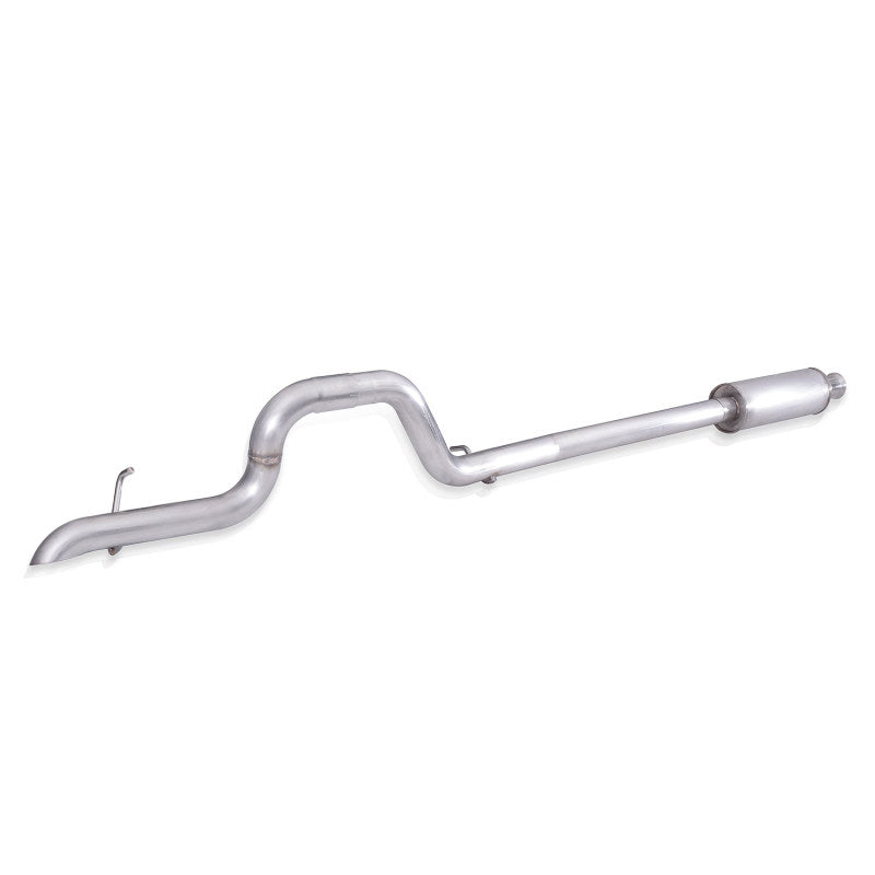 Stainless Works 2018+ Jeep Wrangler JL 304SS Factory Connect 2.5in Cat Back Dump Exhaust System JPJLUCBD JPJLUCBD Photo - Unmounted