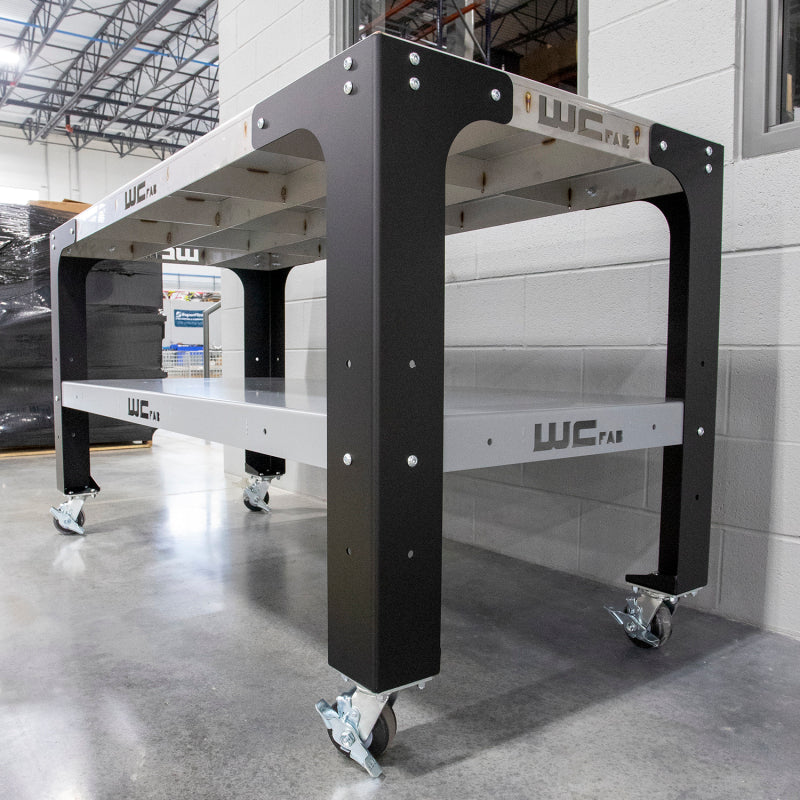 Wehrli Modular Steel Work Bench Leg Kit 40in Tall x .120in Thick - Flat Black WCF25-40-120-FB WCF25-40-120-FB User 1