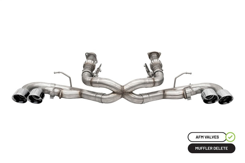 Corsa 2020 Corvette C8 3in Xtreme Cat-Back Exhaust 4.5in Pol Quad Tips - Integrates stock AFM Valve 21102 21102 Photo - Primary