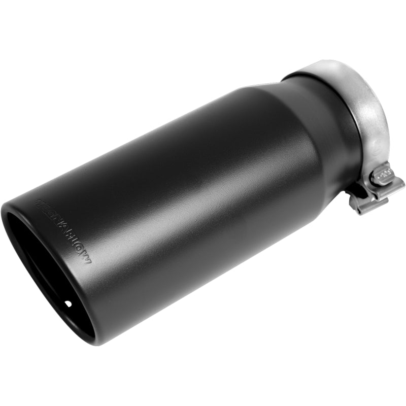 Magnaflow Tip Stainless Black Coated Single Wall Round Single Outlet 6in Dia 5in Inlet 13in L 35239 35239 Photo - Primary