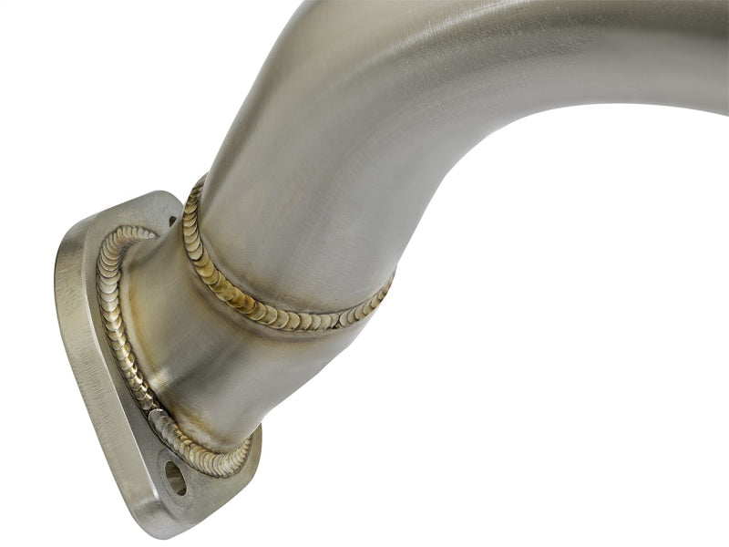 aFe MACHForce-Xp 2in 304 SS Cat-Back Exhaust w/Carbon Fiber Tips 13-16 Porsche Boxster 2.7L/3.4L 49-36415-C 49-36415-C Photo - Unmounted