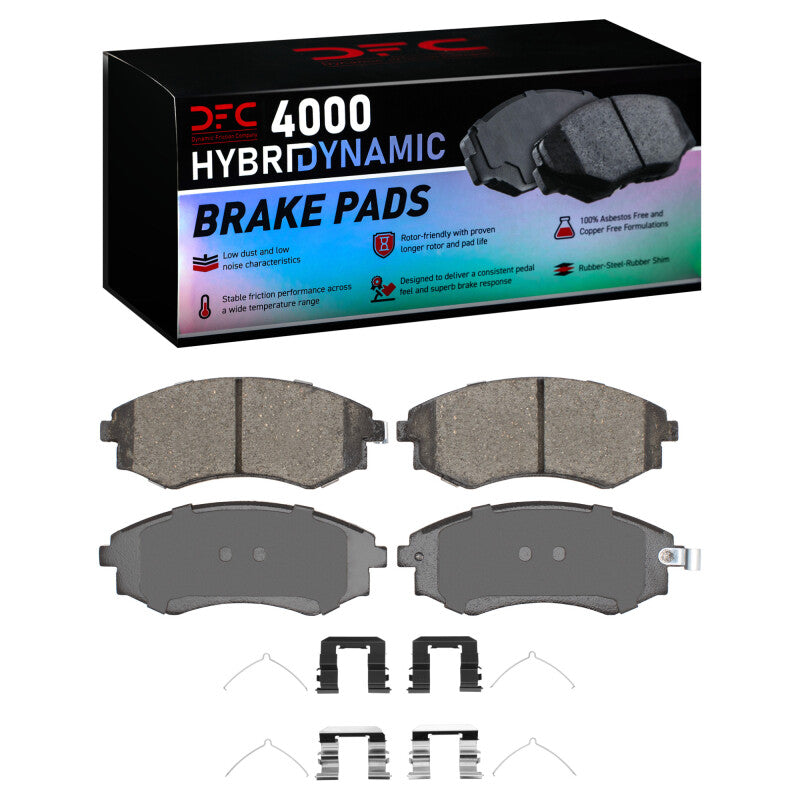 DFC DFC 4000 HybriDynamic Brake Pads Brakes, Rotors & Pads Brake Pads - OE main image