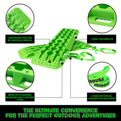 Rhino USA Recovery Traction Boards - Green (Pair) TRACBOARDS-GRN TRACBOARDS-GRN User 3