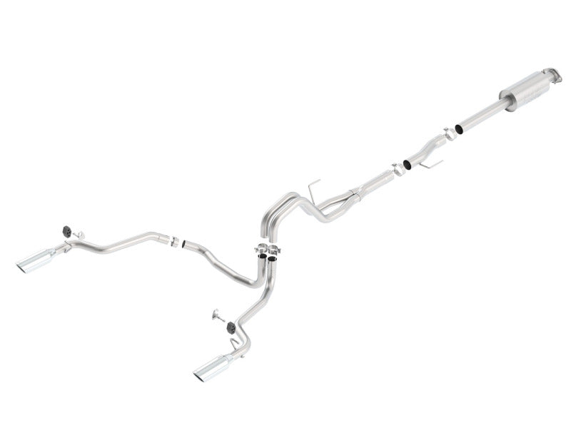 Borla 15-16 Ford F-150 3.5L EcoBoost Ext. Cab Std. Bed Catback Exhaust ATAK Single Split Rear Exit 140616 140616 Photo - Primary