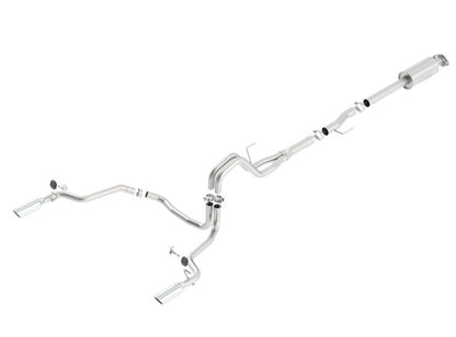 Borla 15-16 Ford F-150 3.5L EcoBoost Ext. Cab Std. Bed Catback Exhaust ATAK Single Split Rear Exit 140616 140616 Photo - Primary
