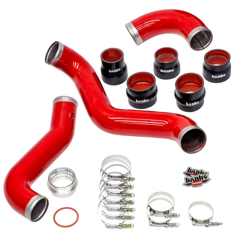 Banks Power 17-19 Chevy/GMC 2500HD/3500HD Diesel 6.6L Boost Tube Upgrade Kit - Red 25999 25999 Photo - Primary