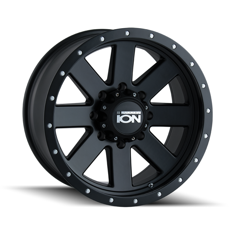 ION Wheels ION Type 134 17x8.5 / 6x139.7 BP / 6mm Offset / 106mm Hub Matte Black/Black Beadlock Wheel 134-7883MB 134-7883MB Photo - Primary