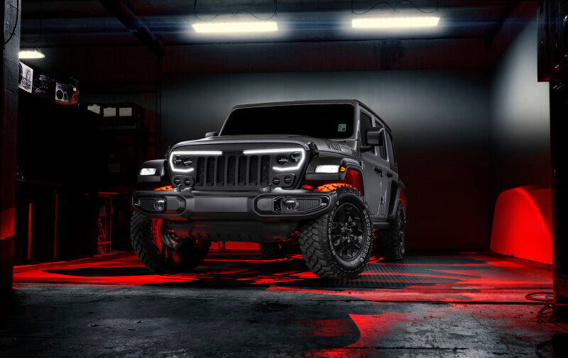 ORACLE Lighting Oracle VECTOR Series Full LED Grille - Jeep Wrangler JL/JT - NA 5837-PRO 5837-PRO Photo - lifestyle view