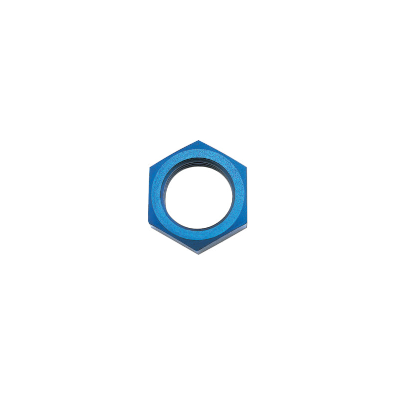 Russell -6 AN Bulkhead Nuts (Blue Finish) 661890 Photo - Primary