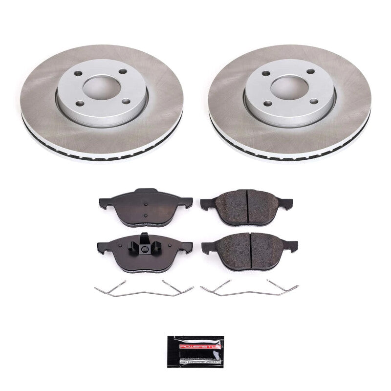 PowerStop Power Stop 05-07 Ford Focus Front Semi-Coated Rotor Kit SC1377 SC1377 Photo - Primary