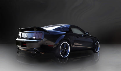 Corsa Performance 05-10 Ford Mustang Shelby GT500 5.4L V8 Black Xtreme Axle-Back Exhaust 14314BLK Photo - Mounted