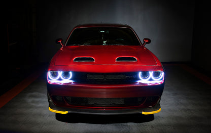 ORACLE Lighting Oracle 15-21 Dodge Challenger Dynamic Surface Mount Headlight Halo Kit - ColorSHIFT - Dynamic 3990-332 3990-332 User 2