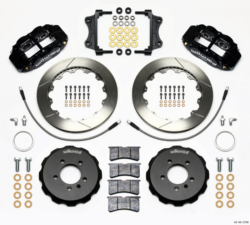 Wilwood Narrow Superlite 6R Front Hat Kit 12.88in 06-12 Volkswagen GTI w/ Lines 140-12789 140-12789 Photo - Primary