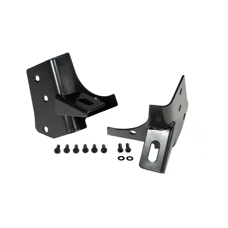 Rugged Ridge 97-06 Jeep Wrangler TJ Windshield Hinge Light Brackets Black 11027.02 11027.02 Photo - Primary
