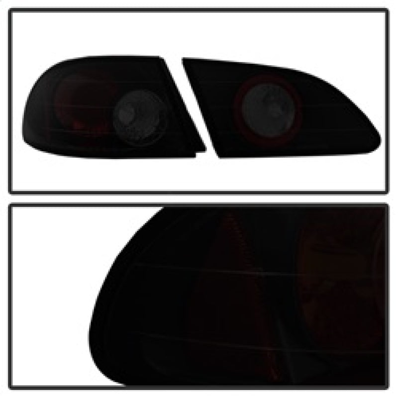 Spyder Toyota Corolla 98-02 Euro Tail Lights Black Smoke ALT-YD-TC98-BSM 5084323 5084323 Photo - Unmounted
