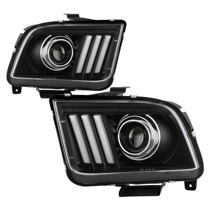 Spyder Ford Mustang 05-08 V2 High-Power LED Headlights - Black PRO-YD-FM05AP-BK 5088192 5088192 Photo - Primary