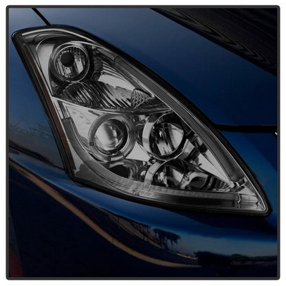 Spyder Nissan Altima 4Dr 10-12 Projector Headlights Light DRL LED Halo Smke PRO-YD-NA104D-LTDRL-SM 5076854 5076854 Photo - Mounted