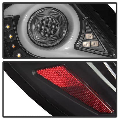 Spyder 16-19 Honda Civic 4 Door Light Bar LED Tail Lights - Black - ALT-YD-HC164D-LB-BK 5086051 5086051 Photo - Unmounted