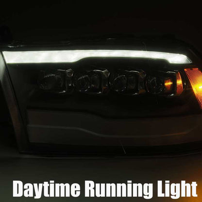 AlphaRex 09-18 Dodge Ram 1500HD NOVA LED Projector Headlights Plank Style Design Chrome w/DRL 880591 880591 User 4