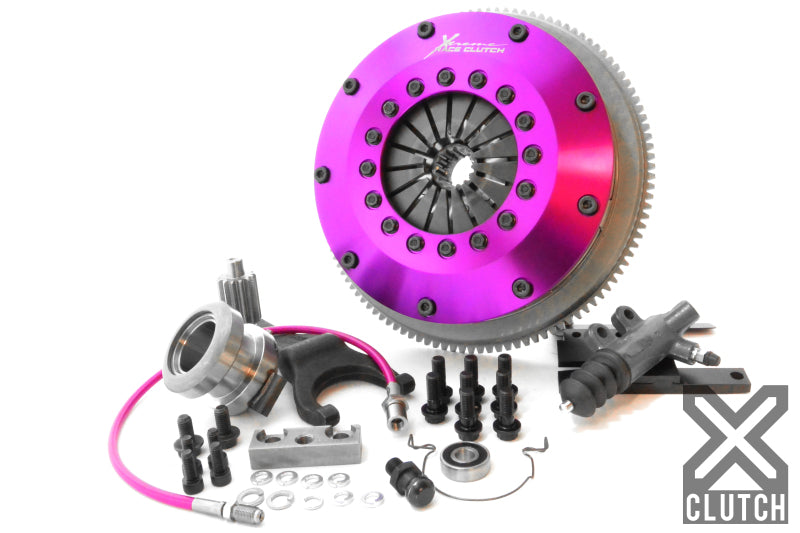 XCLUTCH 93-95 Toyota Supra Twin Turbo 3.0L 8in Twin Solid Ceramic Clutch Kit XKTY20531-2E XKTY20531-2E Photo - Primary
