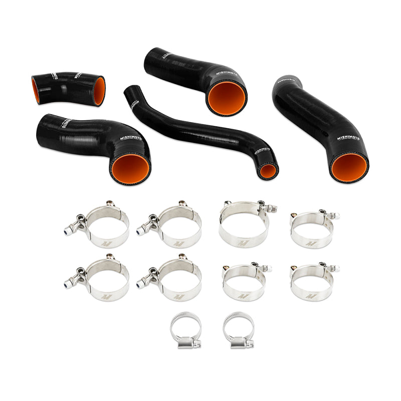 Mishimoto 13-17 Hyundai Veloster Turbo Silicone Intercooler Hose Kit - Black MMHOSE-VLSTR-13TBK