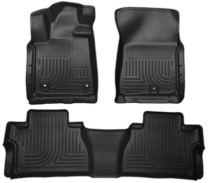 Husky Liners 14 Toyota Tundra Weatherbeater Black Front & 2nd Seat Floor Liners 99581 Photo - Primary
