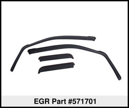 EGR 07+ Chev Suburban/GMC Yukon XL In-Channel Window Visors - Set of 4 (571701) 571701 571701 Thumbnail