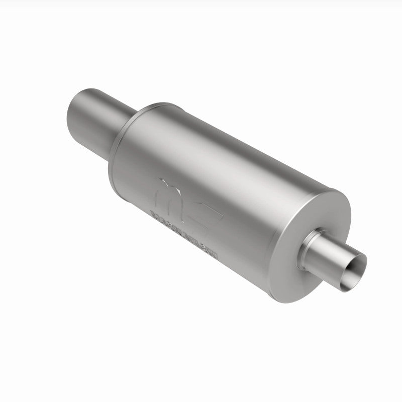 MagnaFlow 7" Round Center/Center Performance Muffler With Tip 14826 360 Degree Image Set