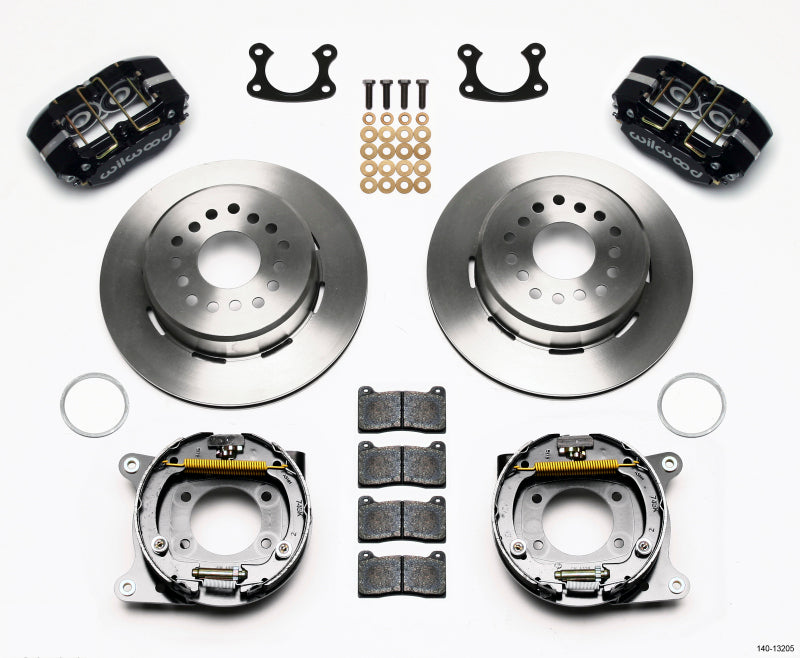 Wilwood Dynapro Dust-Boot P/S Park Brake Kit Small Ford 2.66in Offset 140-13205 140-13205 Photo - Primary