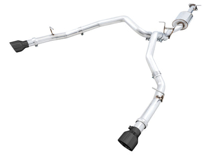 AWE Tuning 19-21 RAM 1500 5.7L (w/Cutouts) 0FG Dual Rear Exit Cat-Back Exhaust - Diamond Black Tips 3015-33006 3015-33006 Photo - Primary