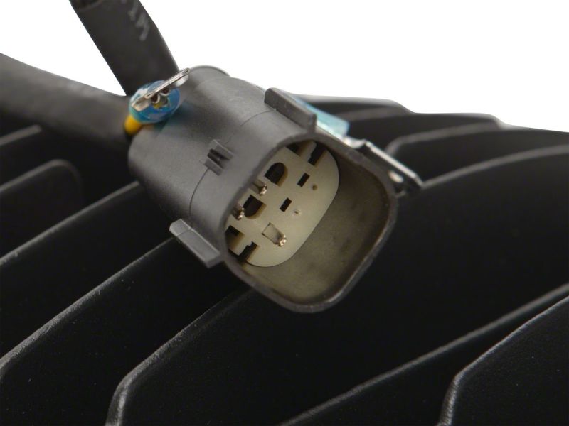 Raxiom 18-23 Jeep Wrangler JL Axial Series 9-In Angel Eye LED Headlights- Blk Housing (Clear Lens) J171705 J171705 Photo - Close Up