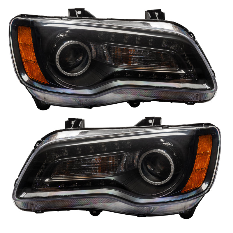 ORACLE Lighting Oracle 11-14 Chrysler 300C SMD HL Black - NON HID - ColorSHIFT DRL - ColorSHIFT w/ Simple Controller 7731-504 7731-504 Photo - lifestyle view