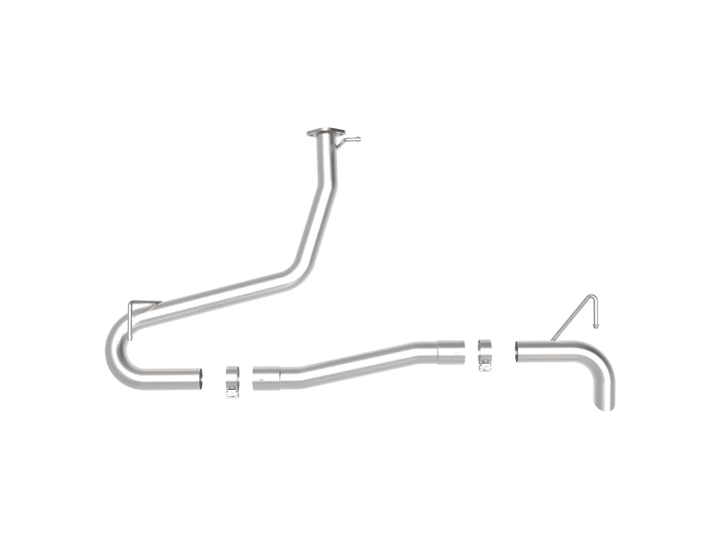 aFe Takeda 2-1/2in 304 SS Axle-Back Exhaust (No Muffler) 18-21 Hyundai Kona L4 1.6L (t) 49-37017NM 49-37017NM Photo - Unmounted