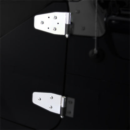Rugged Ridge 87-06 Jeep Wrangler Stainless Steel Door Hinge Set 11113.02 11113.02 Photo - Mounted