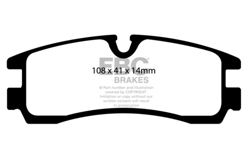 EBC Disc Brake Pad Set DP21621/2 Photo - Primary