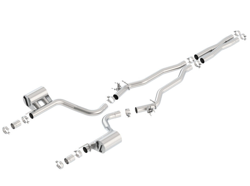 Borla 15-16 Dodge Challenger Hellcat 6.2L V8 ATAK w/ Valve Simulator CB Exhaust Factory Valance 140648 140648 Photo - Primary