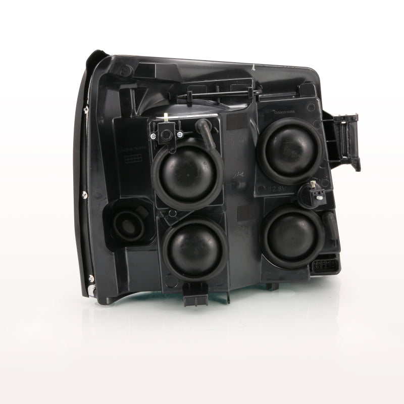 ANZO 2003-2006 Cadillac Escalade Crystal Headlight Black Amber 111423 111423 Photo - Primary