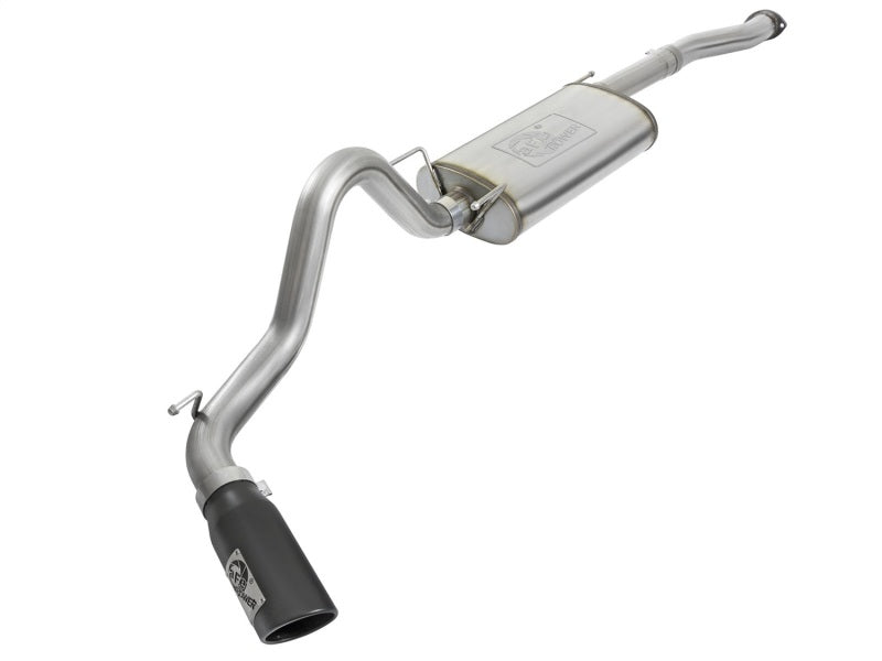 aFe MACH Force-Xp 3in Stainless Steel Cat-Back Exhaust System w/Black Tip 49-46026-B Photo - Primary