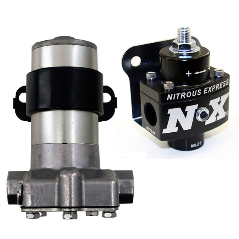 Nitrous Express Black Style Fuel Pump And Non Bypass Regulator Combo 15953 Photo - Primary