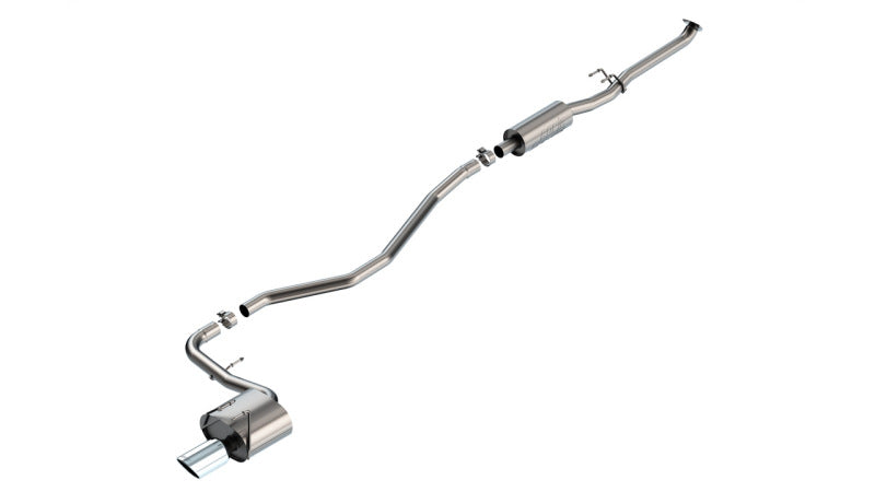 Borla 22-24 Honda Civic Sport 2.25in S-Type Cat Back 4in Tip - Bright Chrome 140941 140941 Photo - Primary