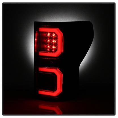 Spyder 07-13 Toyota Tundra V2 Light Bar LED Tail Lights - Smoke ALT-YD-TTU07V2-LB-BSM 5085443 5085443 Photo - Unmounted