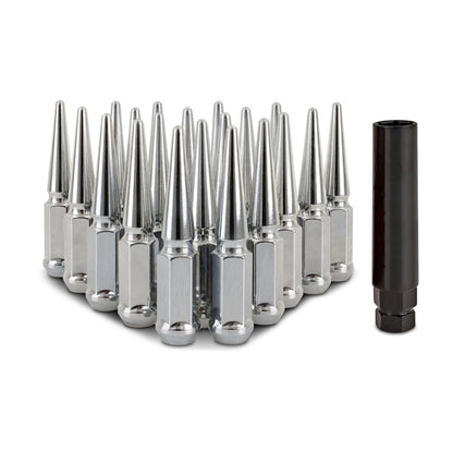 Mishimoto Steel Spiked Lug Nuts M12x1.5 20pc Set - Chrome MMLG-SP1215-20CH MMLG-SP1215-20CH Photo - Primary