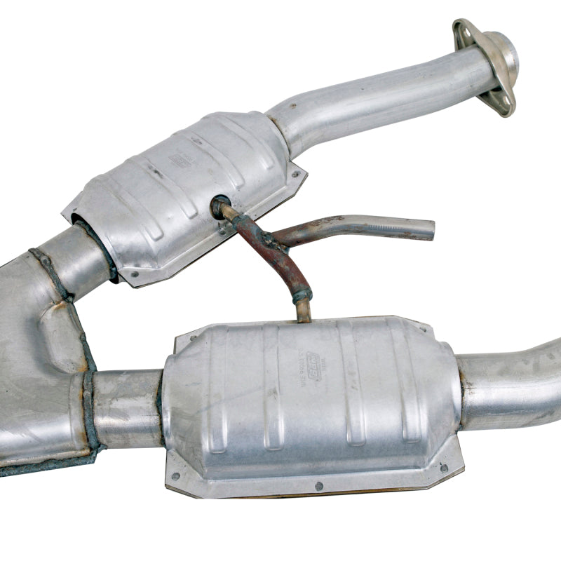 BBK 79-93 Mustang 5.0 Short Mid X Pipe w Catalytic Converters 2-1/2 For Automatic Long Tube Headers 1810 1810 User 2
